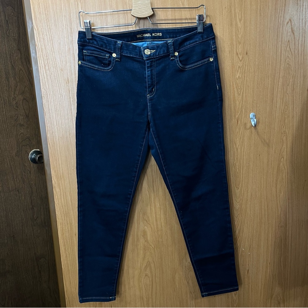 Michael Kors Women's Deep Blue Skinny Jeans